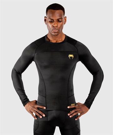 Venum G-Fit Rashguard - langærmet - sort-guld